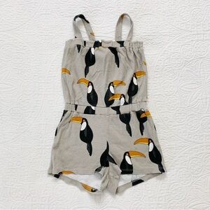 Mini Rodini Toucan‎ Short Jumpsuit (116/122, Sz 5-7y)